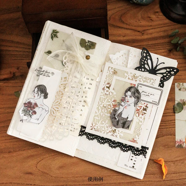Paper Die Cut - Pressed flower series