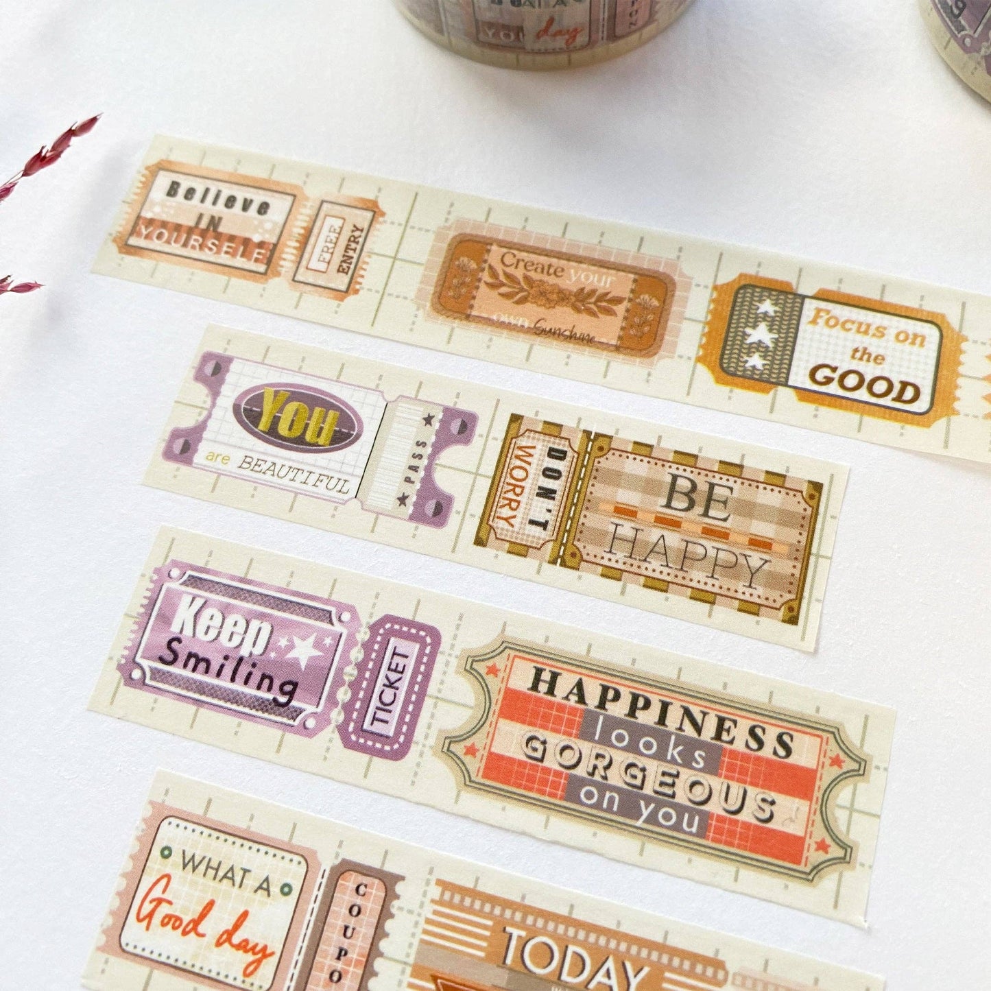 LETTOOn Washi Tape - Positive Vibes