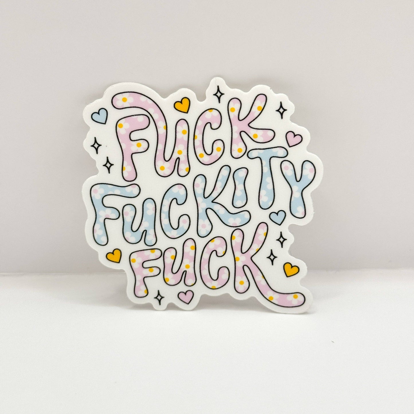 PMC | Fuck Fuckity Fuck Vinyl Die Cut Sticker | Matte