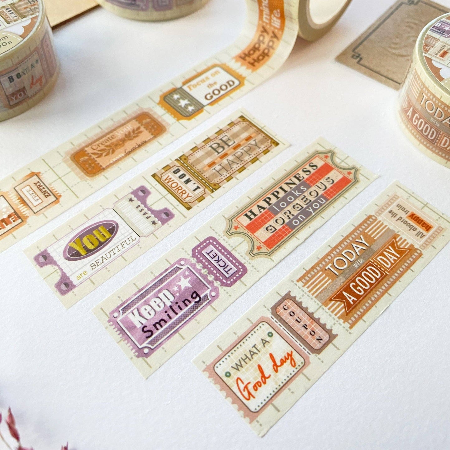 LETTOOn Washi Tape - Positive Vibes