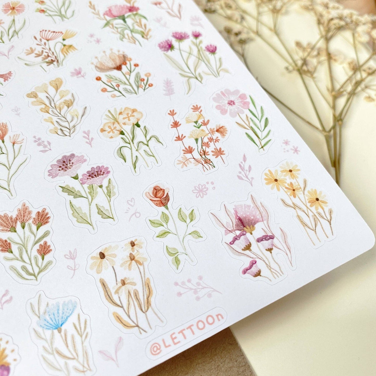 Sticker Sheet - Wild Flower: Matte