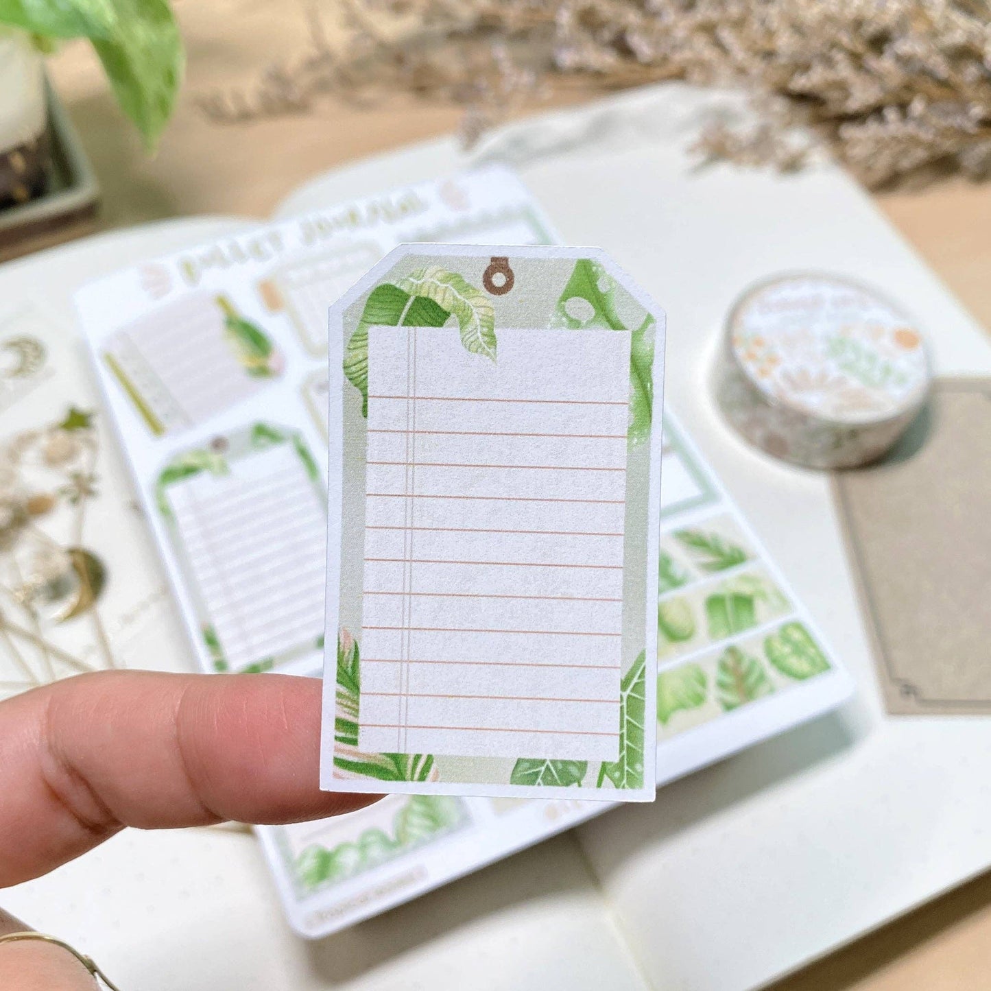 L| Sticker Sheet - Bullet Journal Essentials: Tropical Leaves