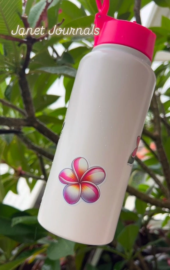 Janet Journals - Pink Frangipani