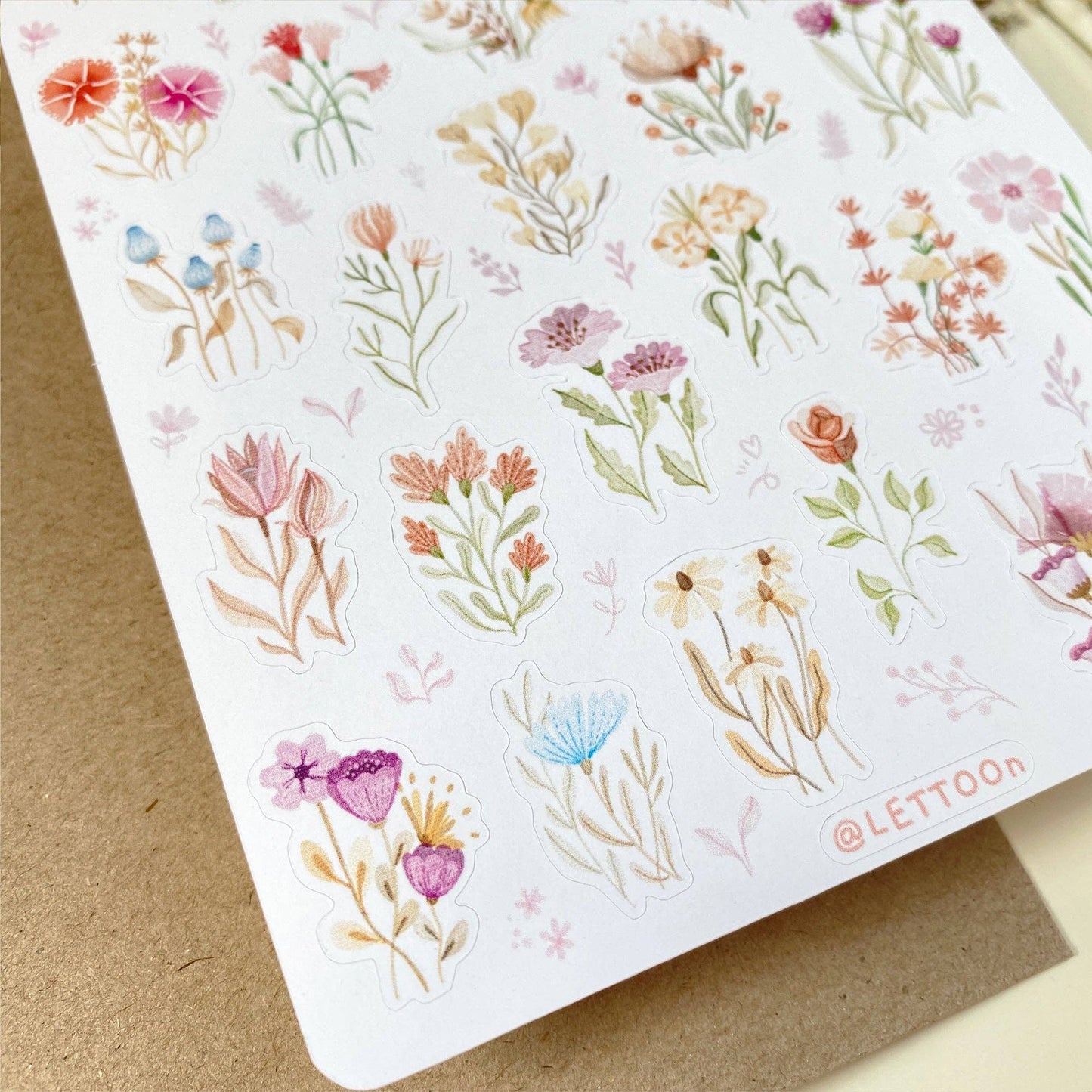 Sticker Sheet - Wild Flower: Matte