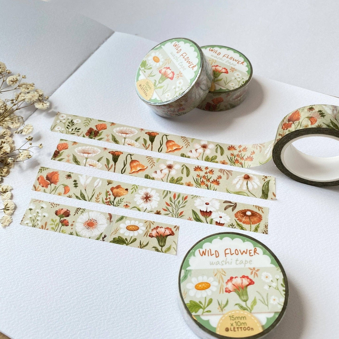 Washi Tape - Wild Flower