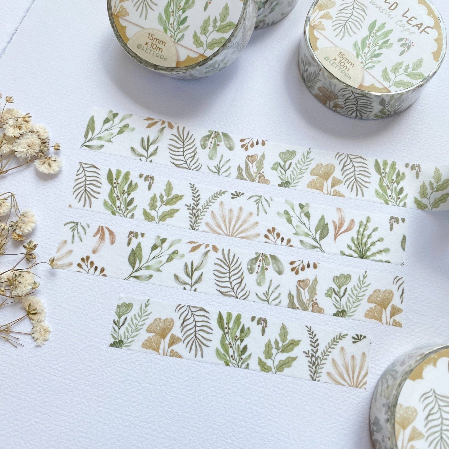 LETTOOn Washi Tape - Wild Leaf