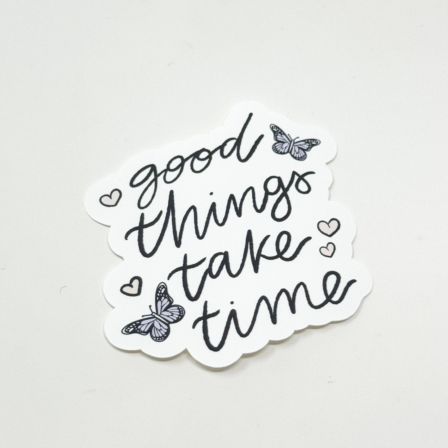 PMC | Good Things Take Time Die Cut | PMC X PA (Regular Sticker Paper)