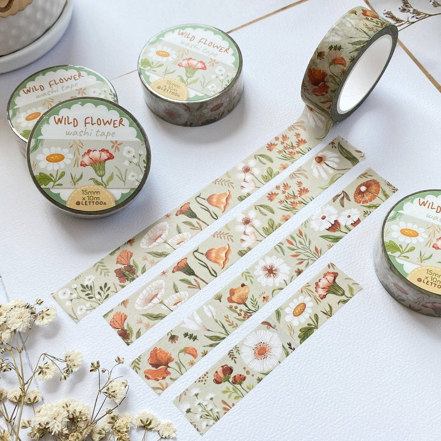 Washi Tape - Wild Flower
