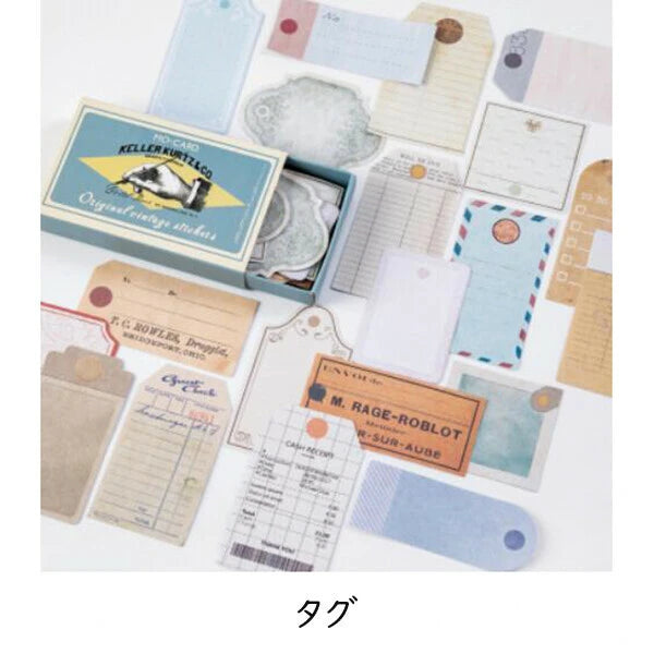 Mo Card - Vintage inspired stickers