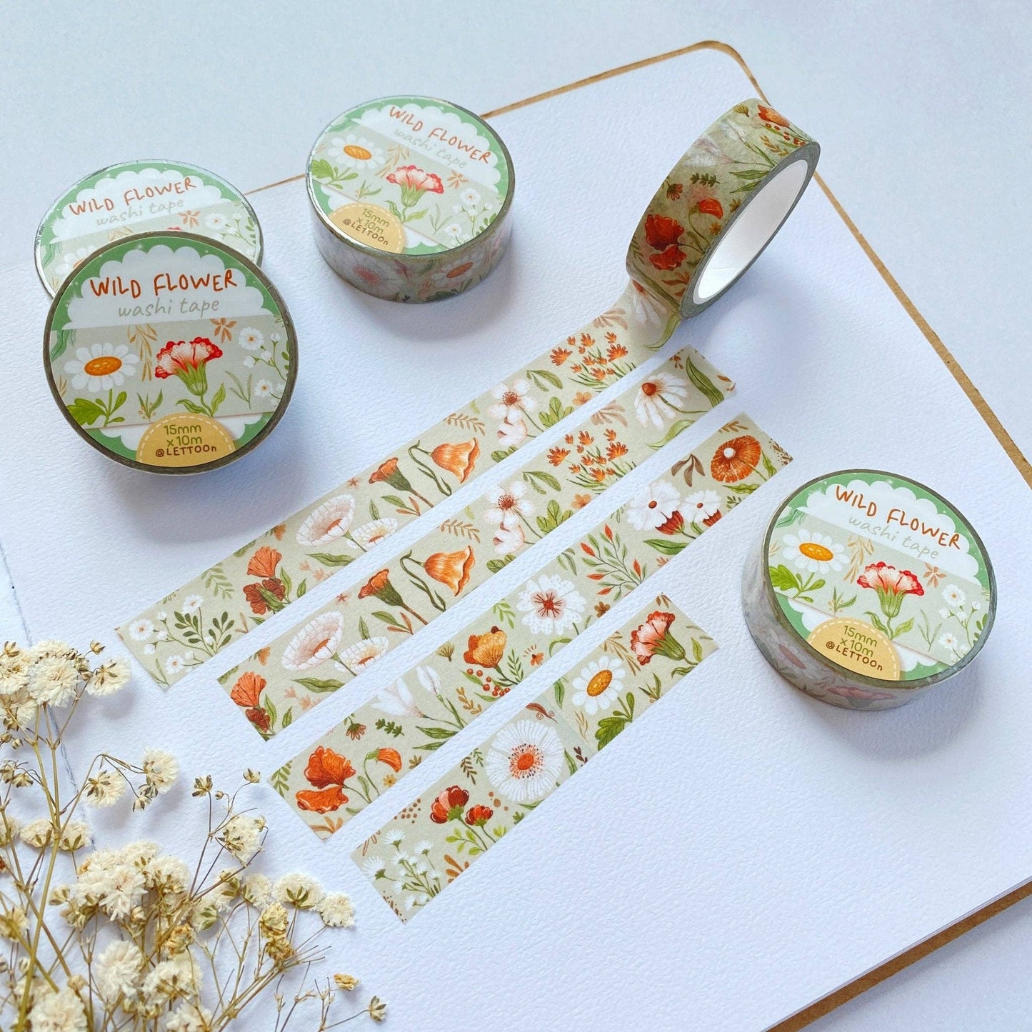 Washi Tape - Wild Flower