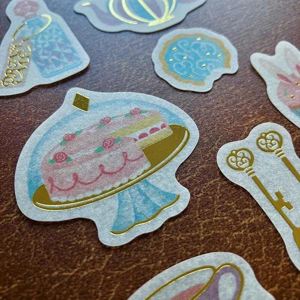 PP| Flake Sticker - Alice's Tea Set