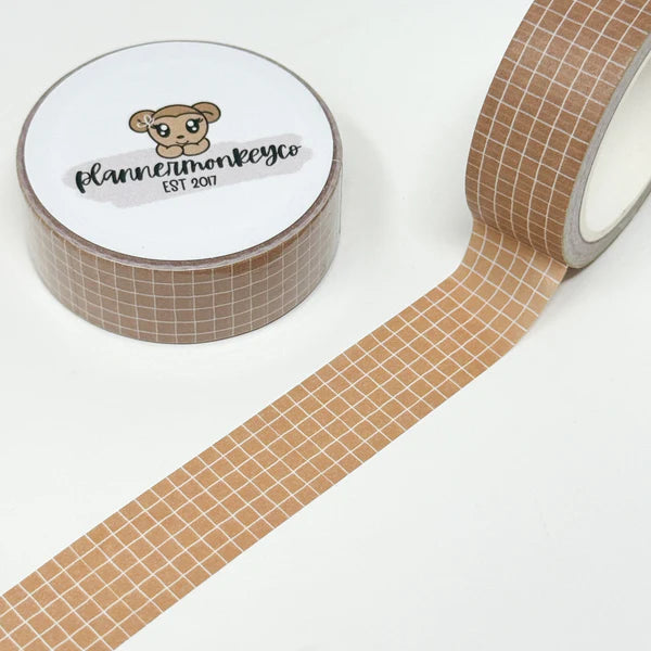 Autumn Grid Washi