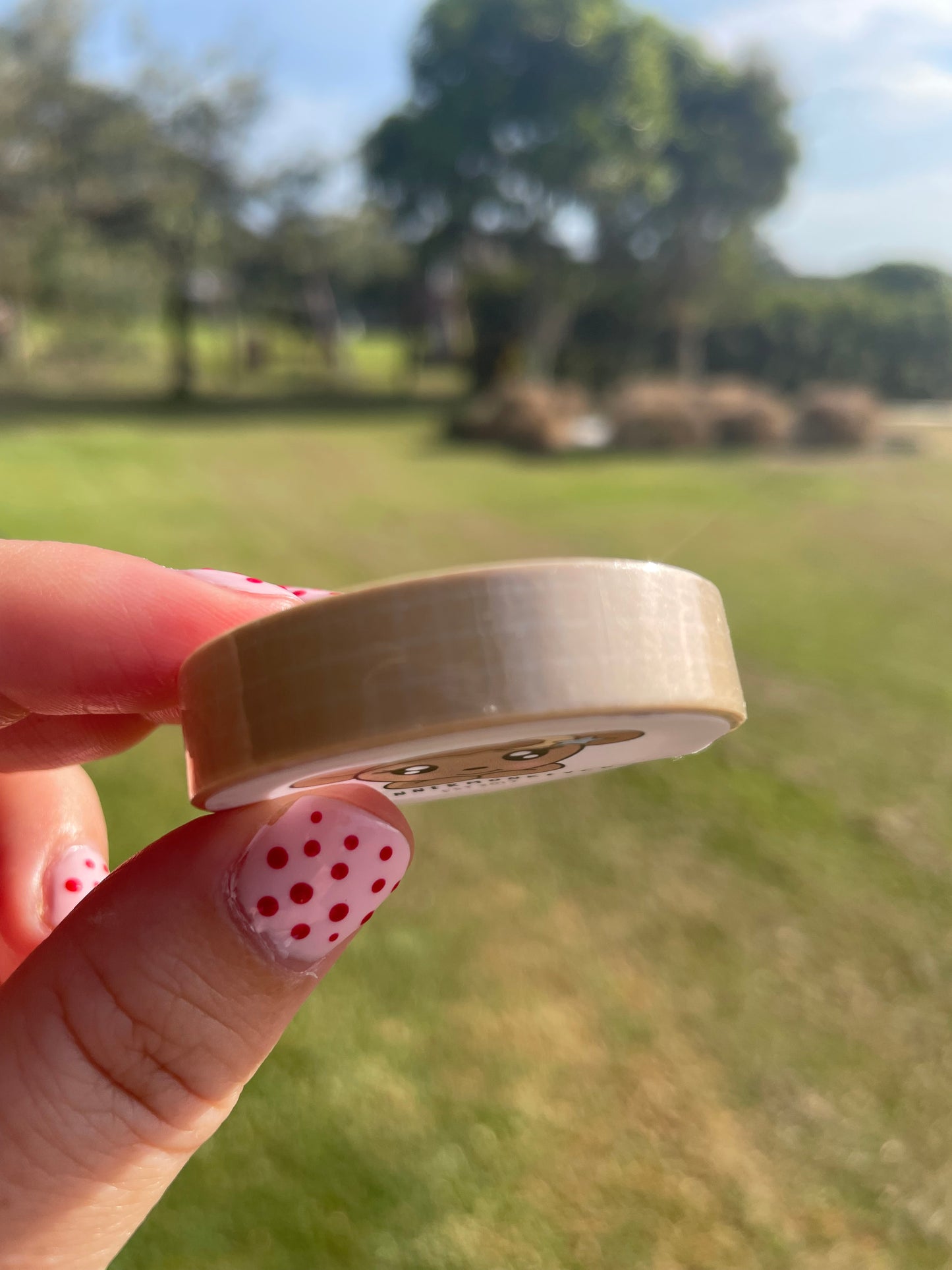 Pale Yellow Grid Washi Tape