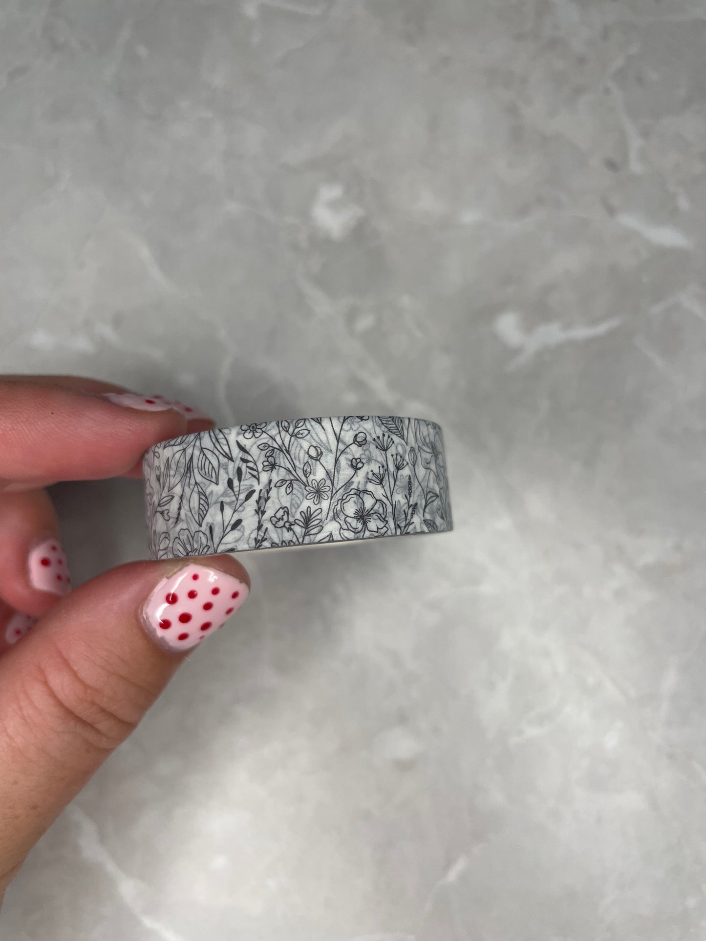Minimal Wildflower Washi Tape