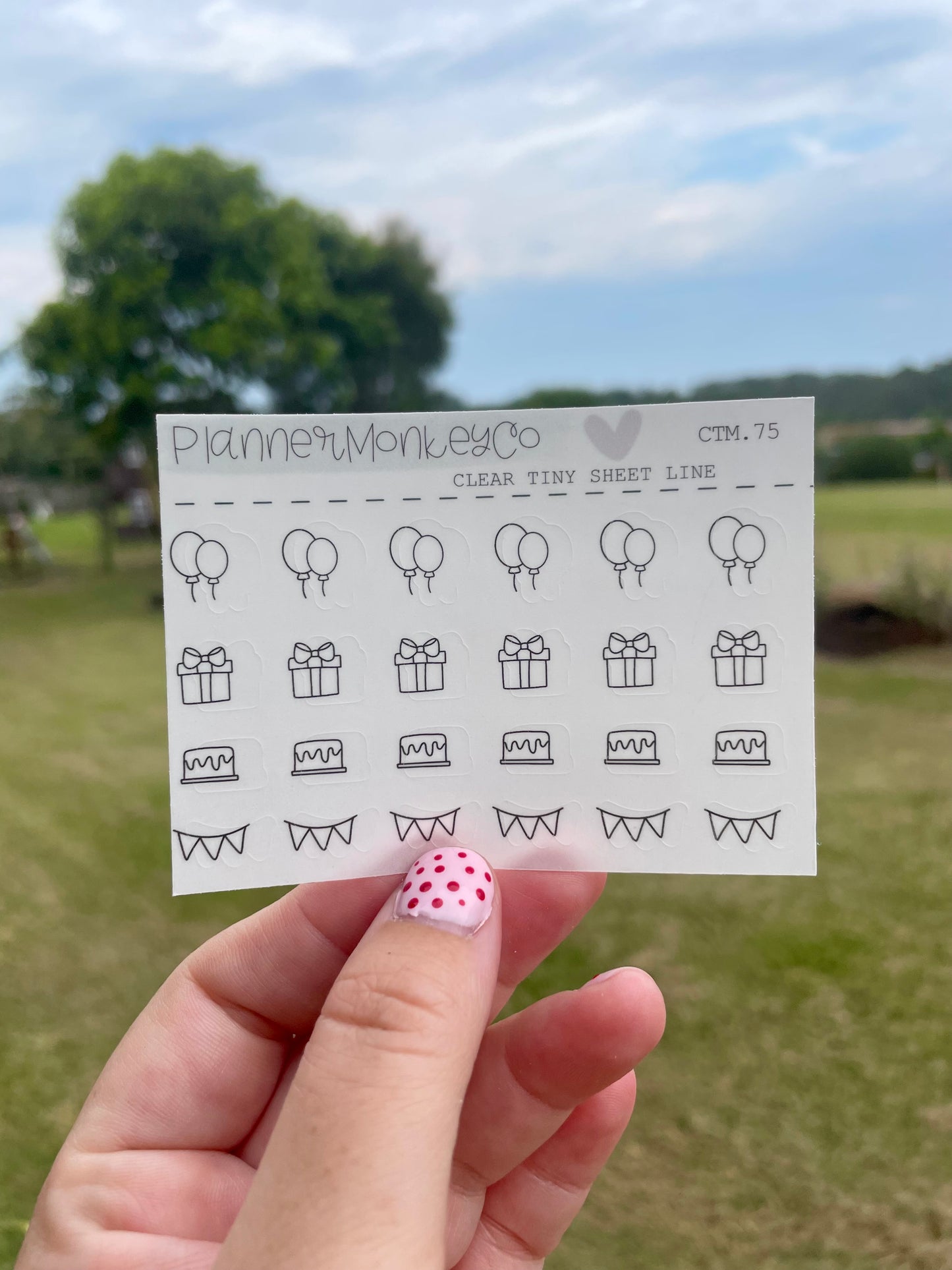 Minimal Birthday Doodles