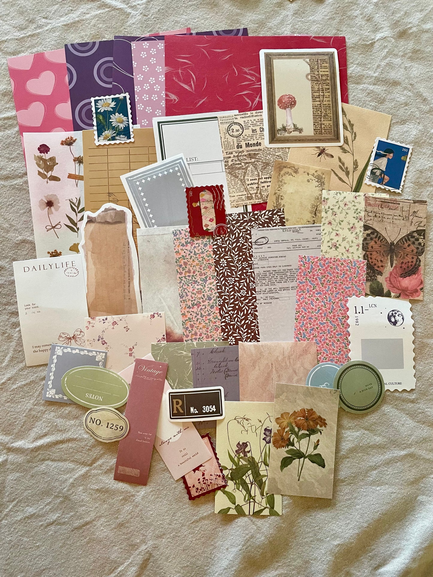 Journaling and Scrapbooking Ephemera Starter Kit