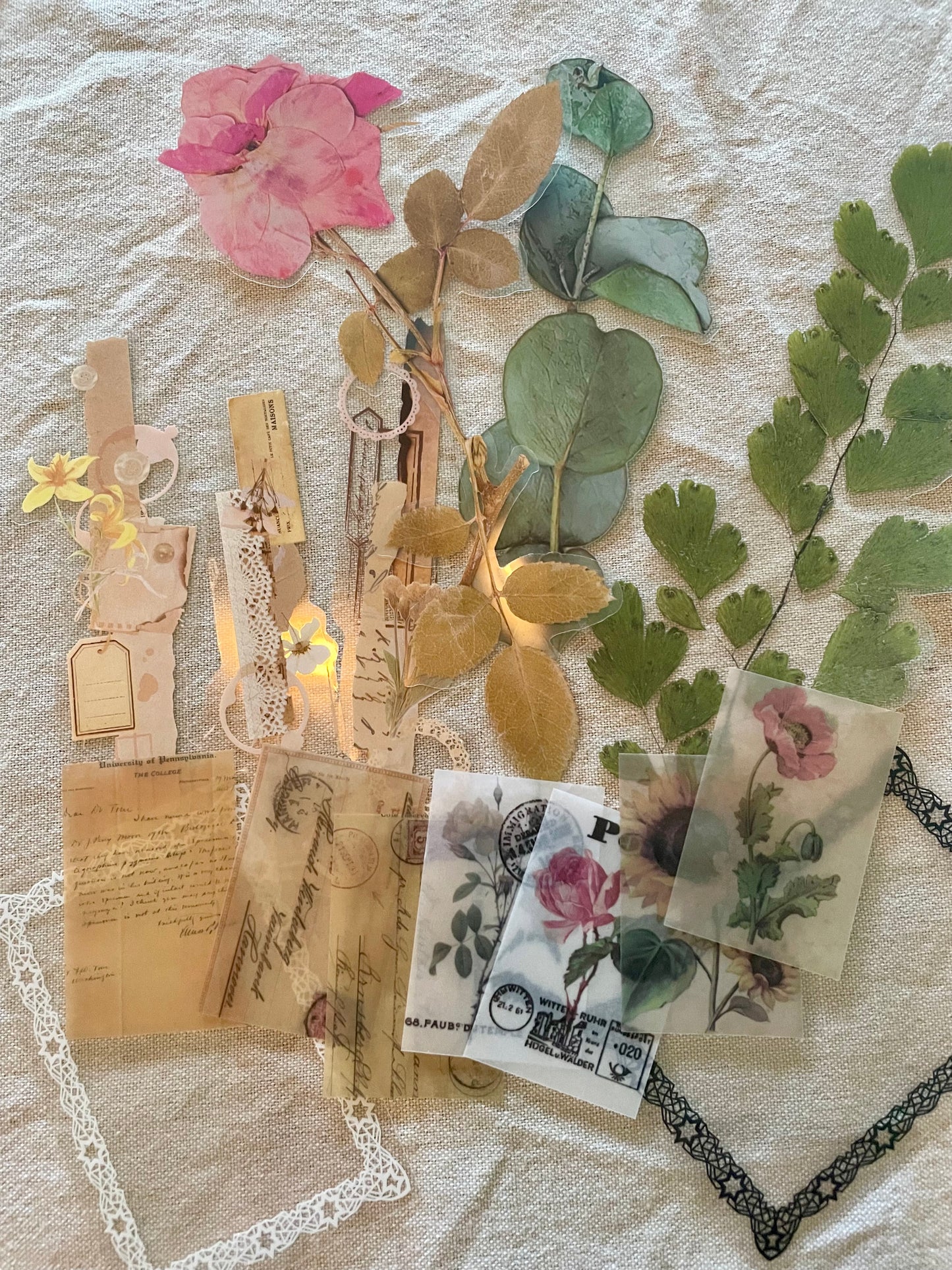 Journaling and Scrapbooking Ephemera Starter Kit