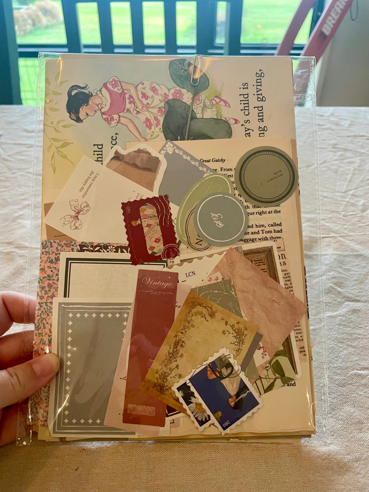 Journaling and Scrapbooking Ephemera Starter Kit