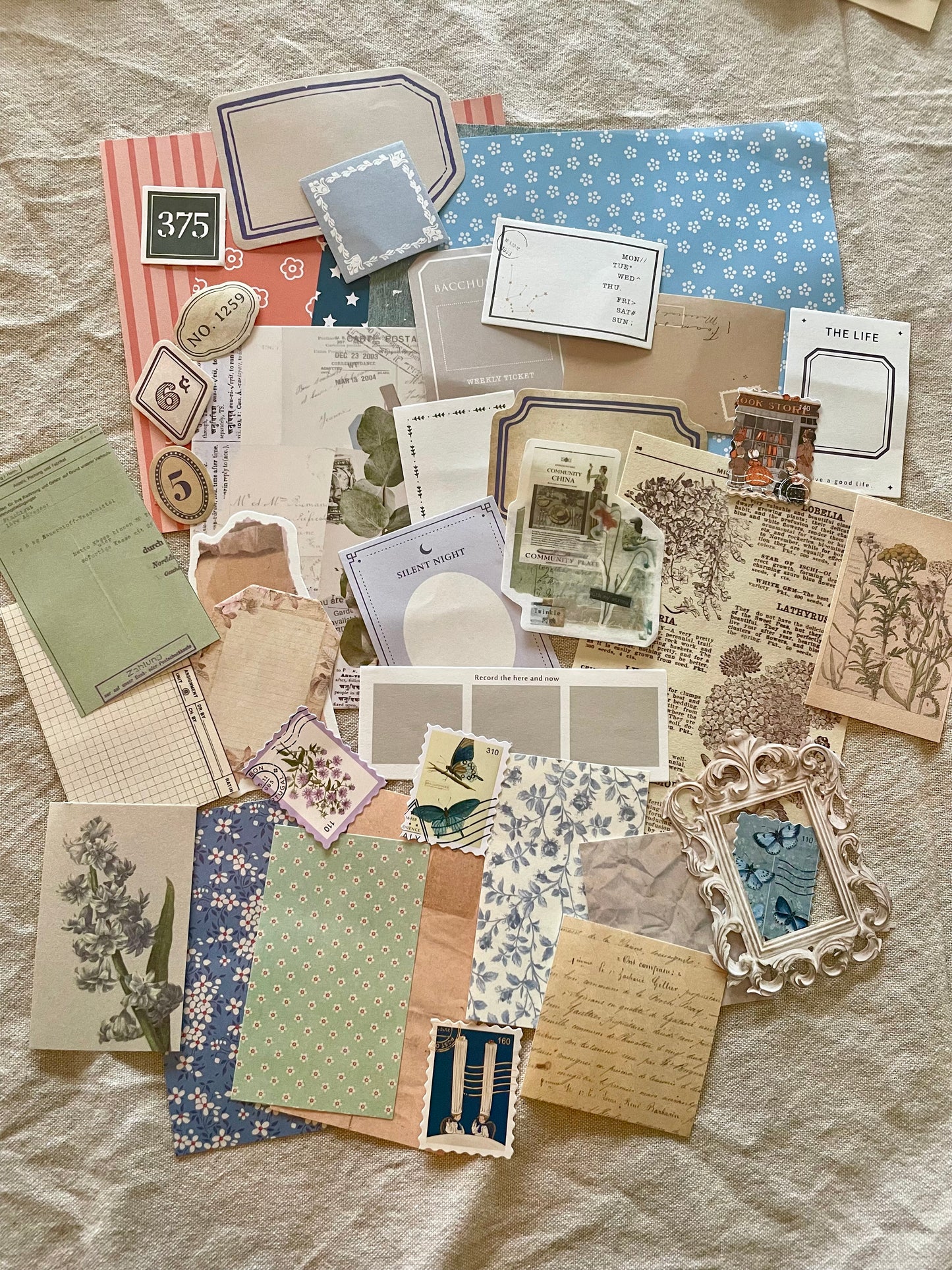 Journaling and Scrapbooking Ephemera Starter Kit