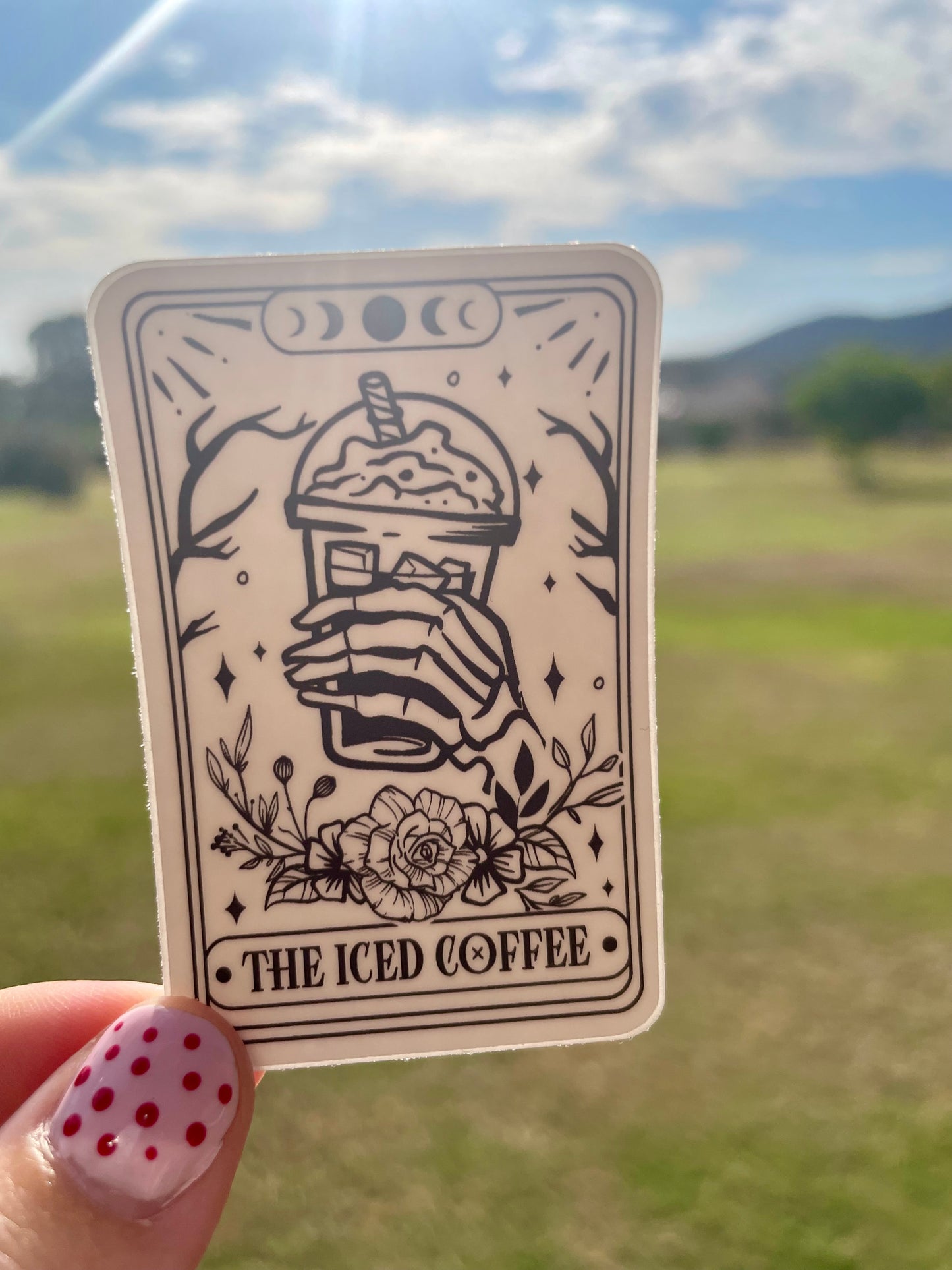 The Iced Coffee Tarot Card