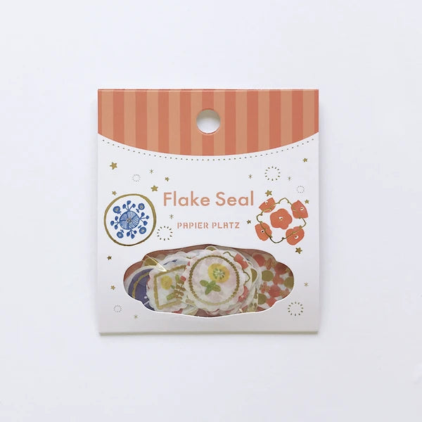 Flake Sticker - Kurogoma Florals Northern Europe