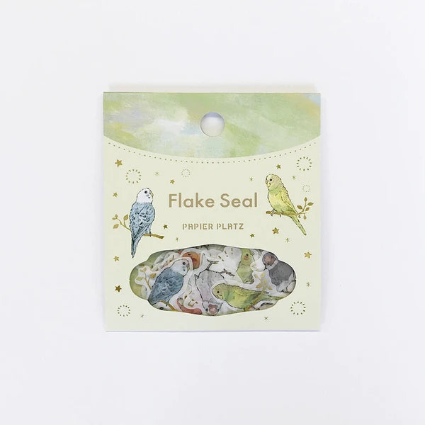 Flake Sticker - Love Birds