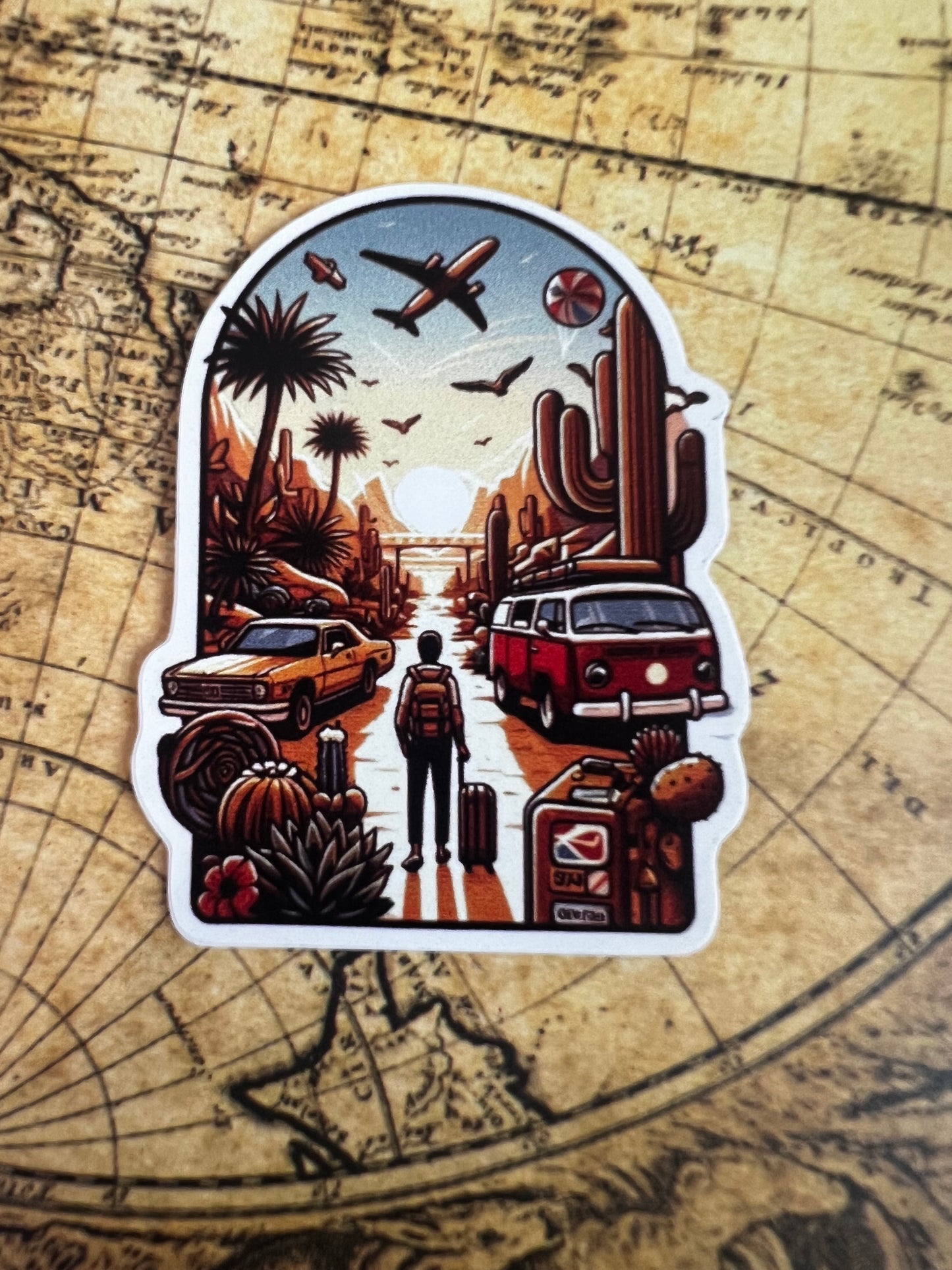 Janet Journals - Travel Cities Sepia Sunset