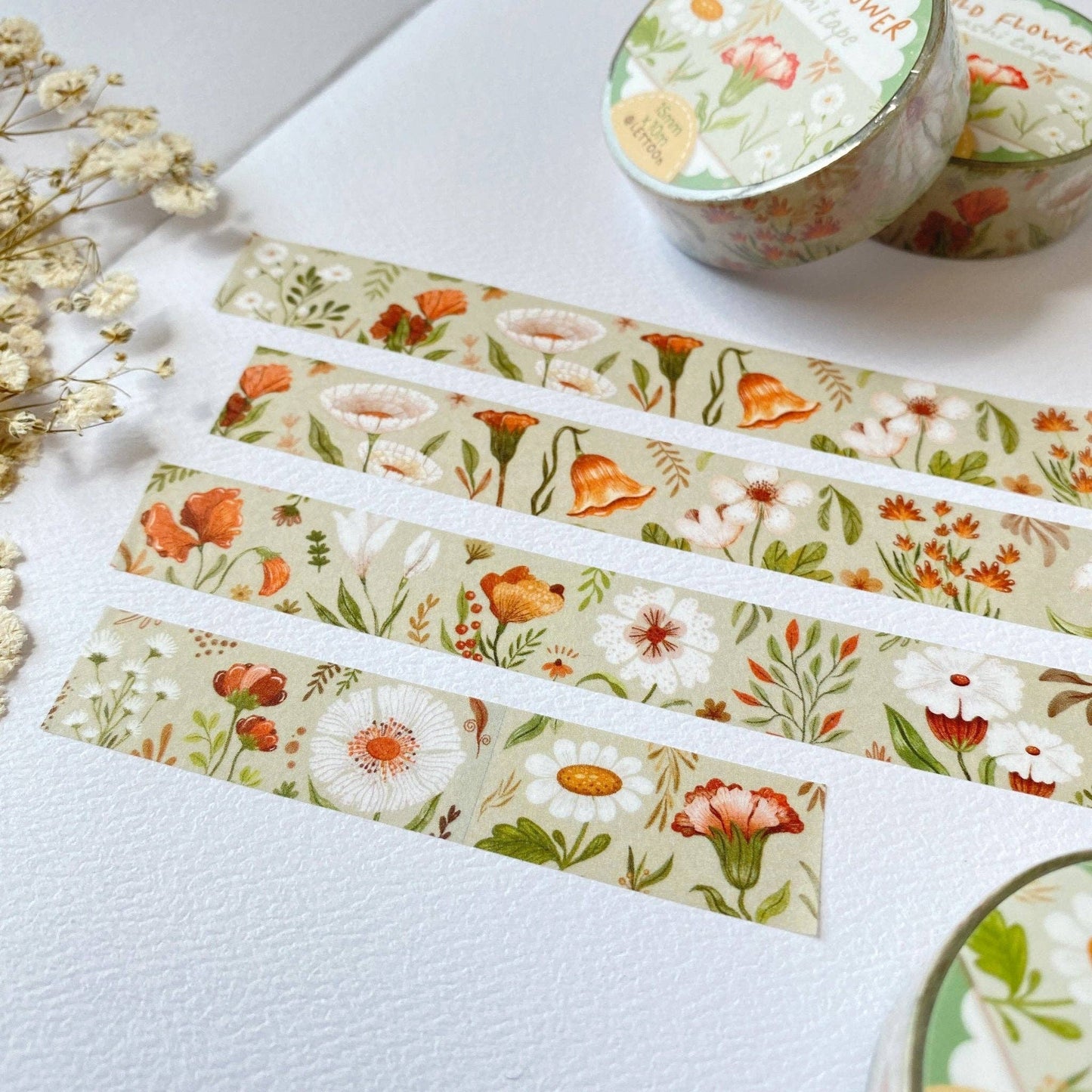 LETTOOn Washi Tape - Wild Flower