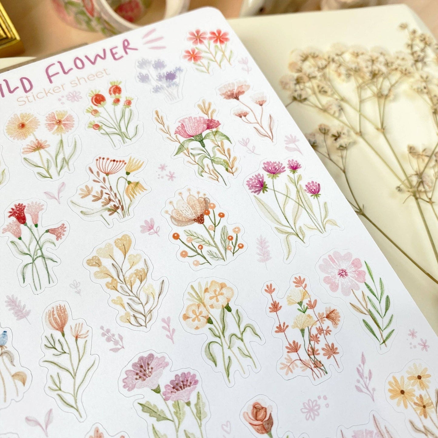 Sticker Sheet - Wild Flower: Matte