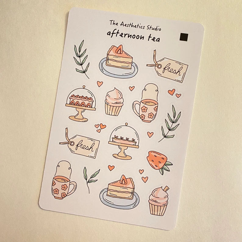 TAS| Cozy Home Sticker Collection: Afternoon tea