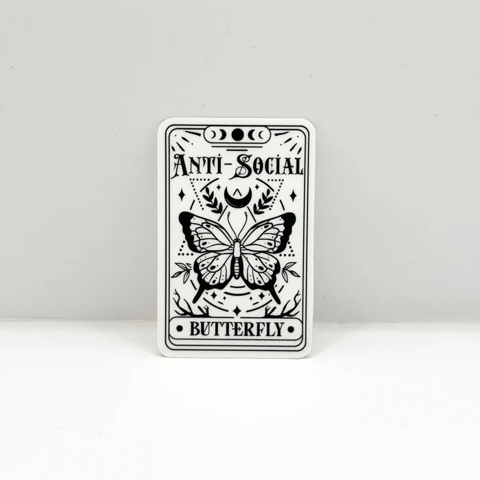 Anti Social Butterfly Tarot Card