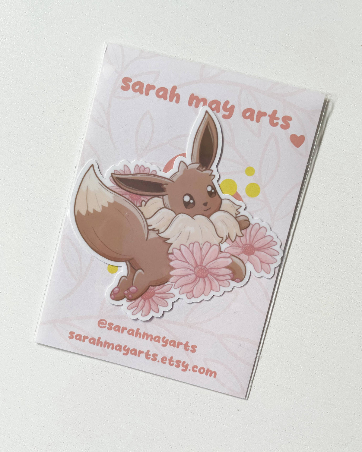 Eevee Waterproof Die Cut Sticker - 2.8 inch Pokemon Sticker