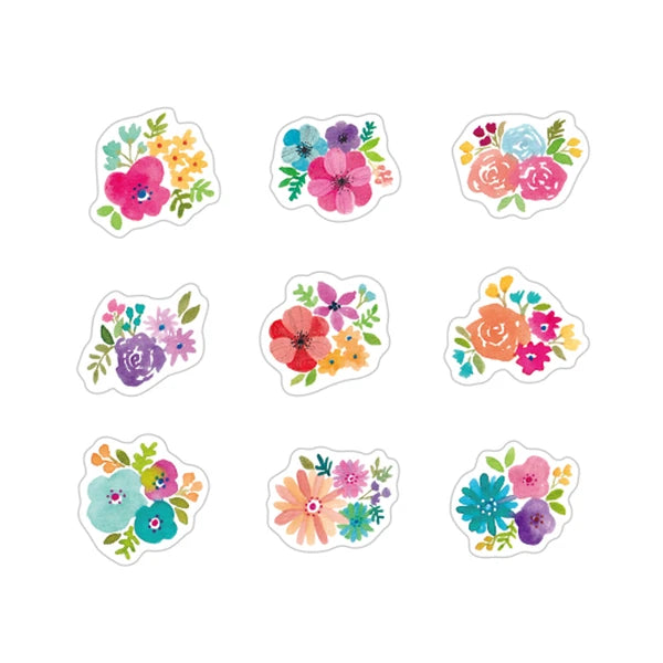 Flake Sticker - Colourful Flower