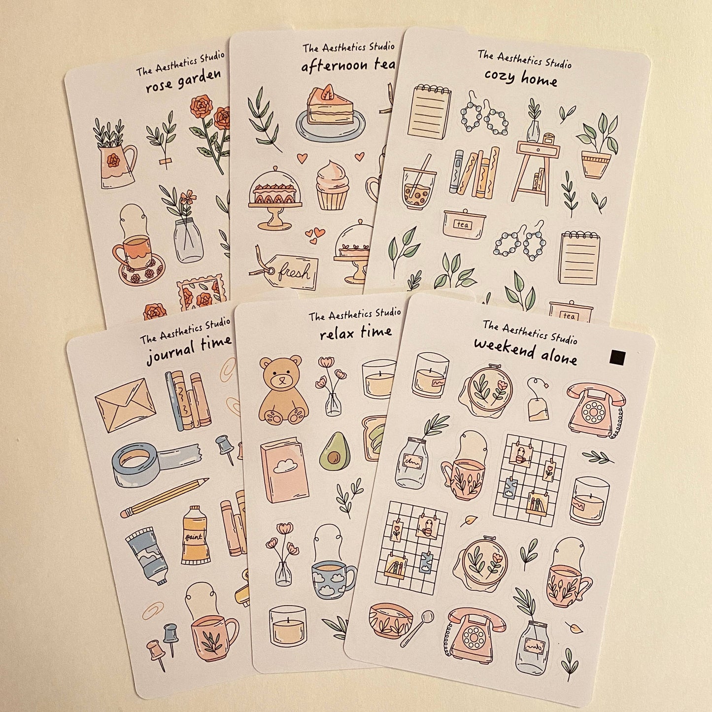 TAS| Cozy Home Sticker Collection: Rose garden