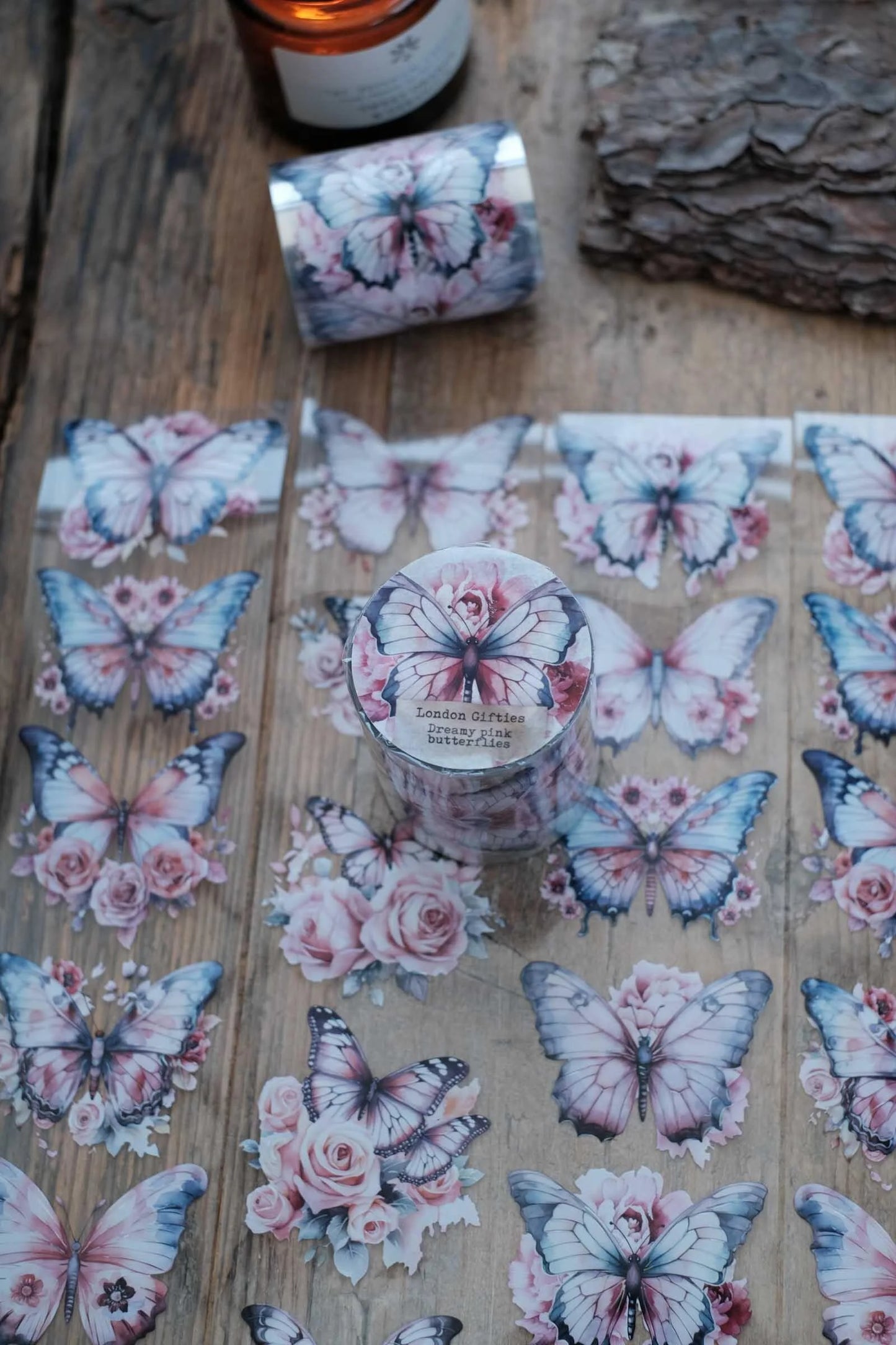 LG | Dreamy pink butterflies - One PET loop