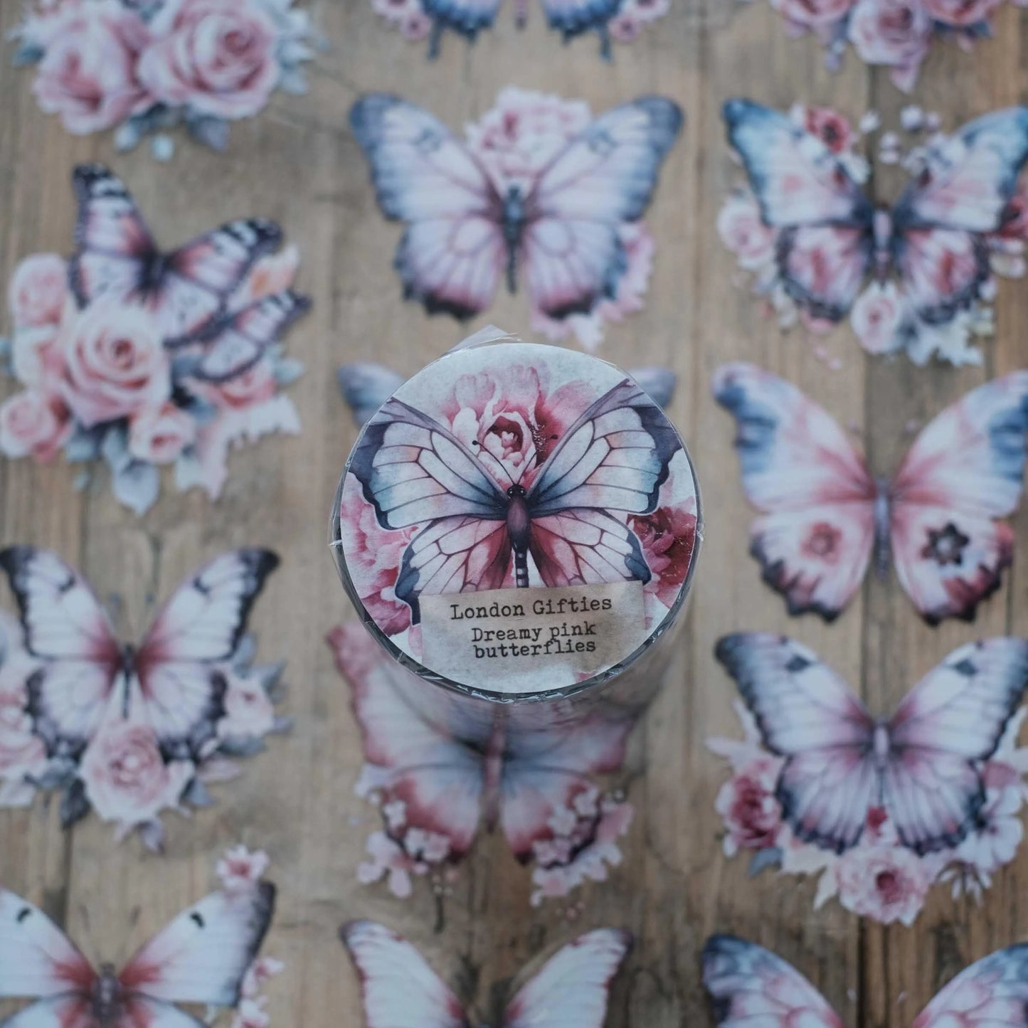 LG | Dreamy pink butterflies - One PET loop