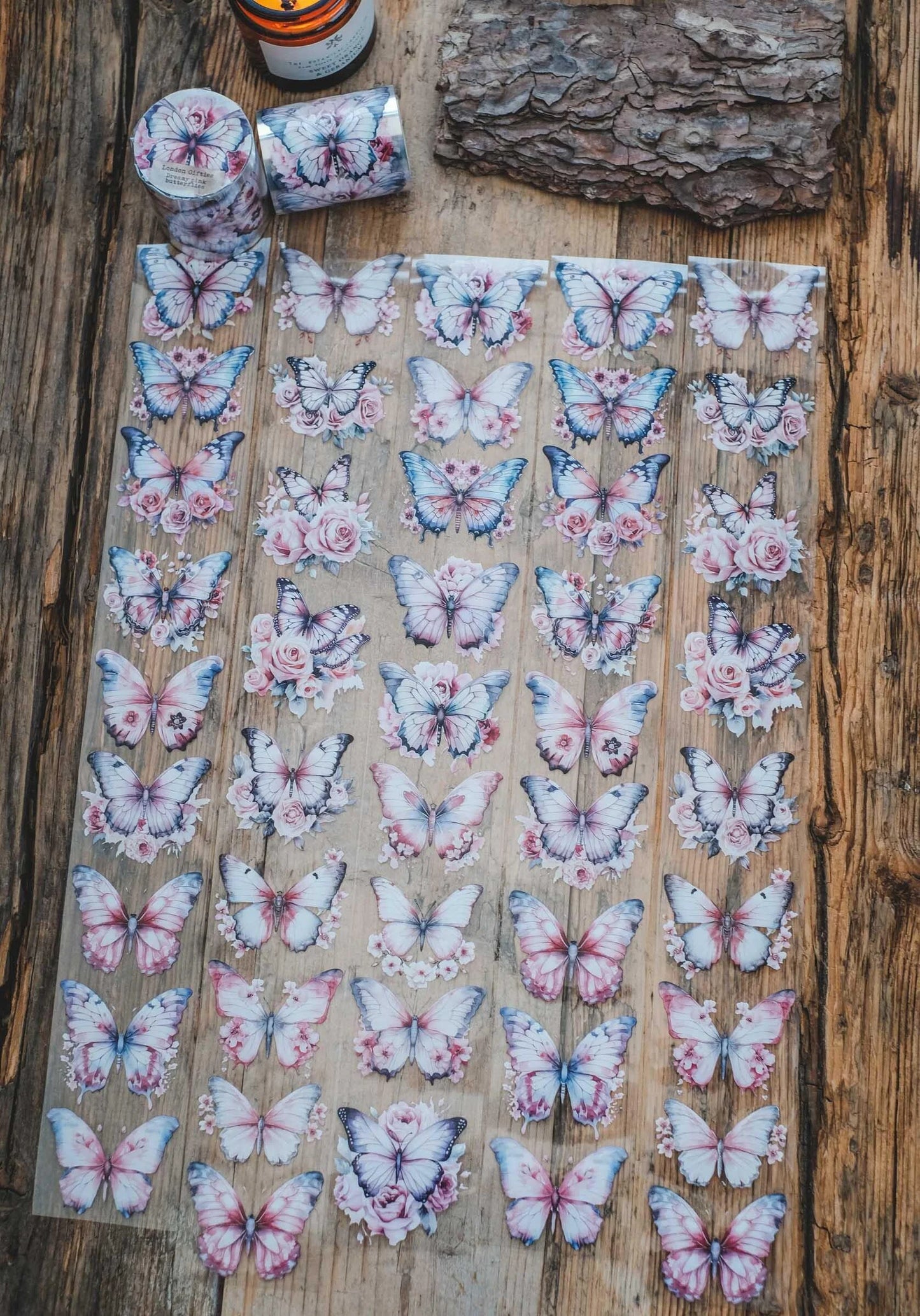 LG | Dreamy pink butterflies - One PET loop