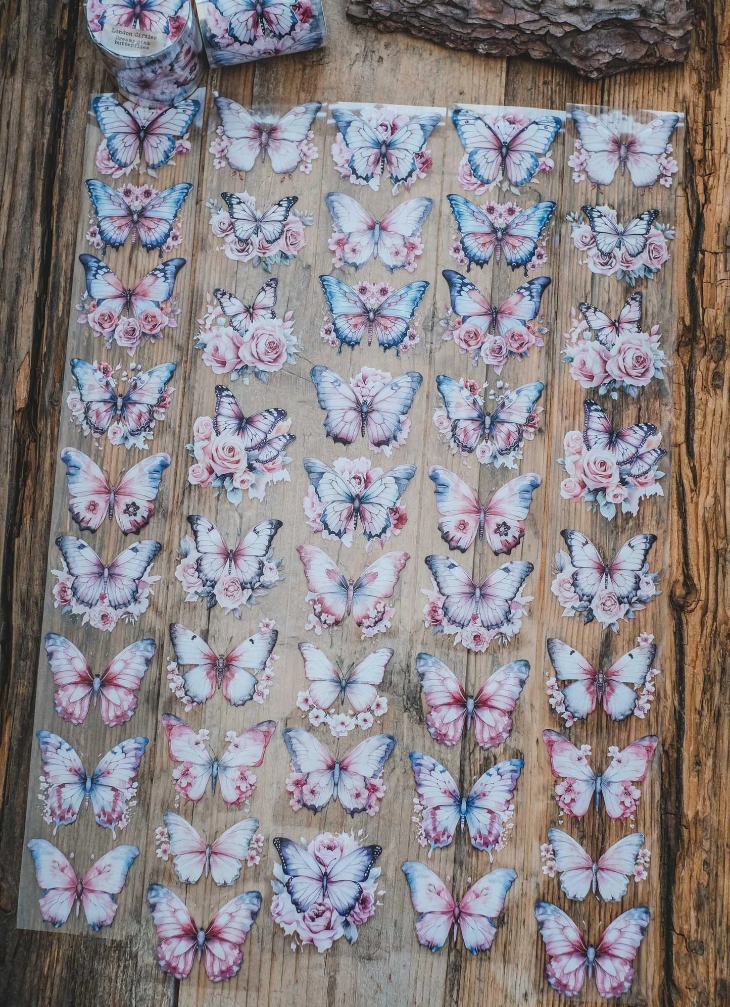 LG | Dreamy pink butterflies - One PET loop