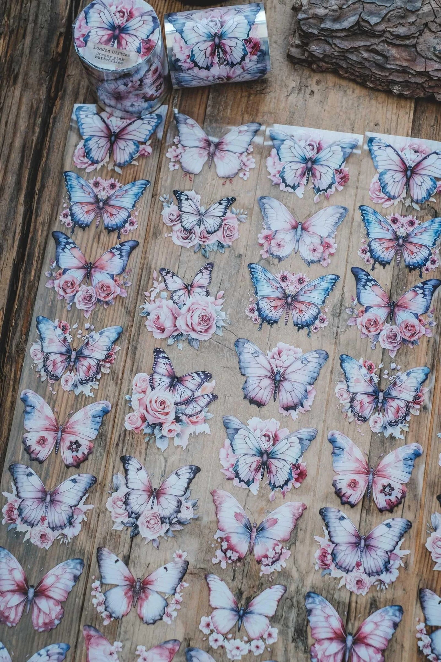 LG | Dreamy pink butterflies - One PET loop