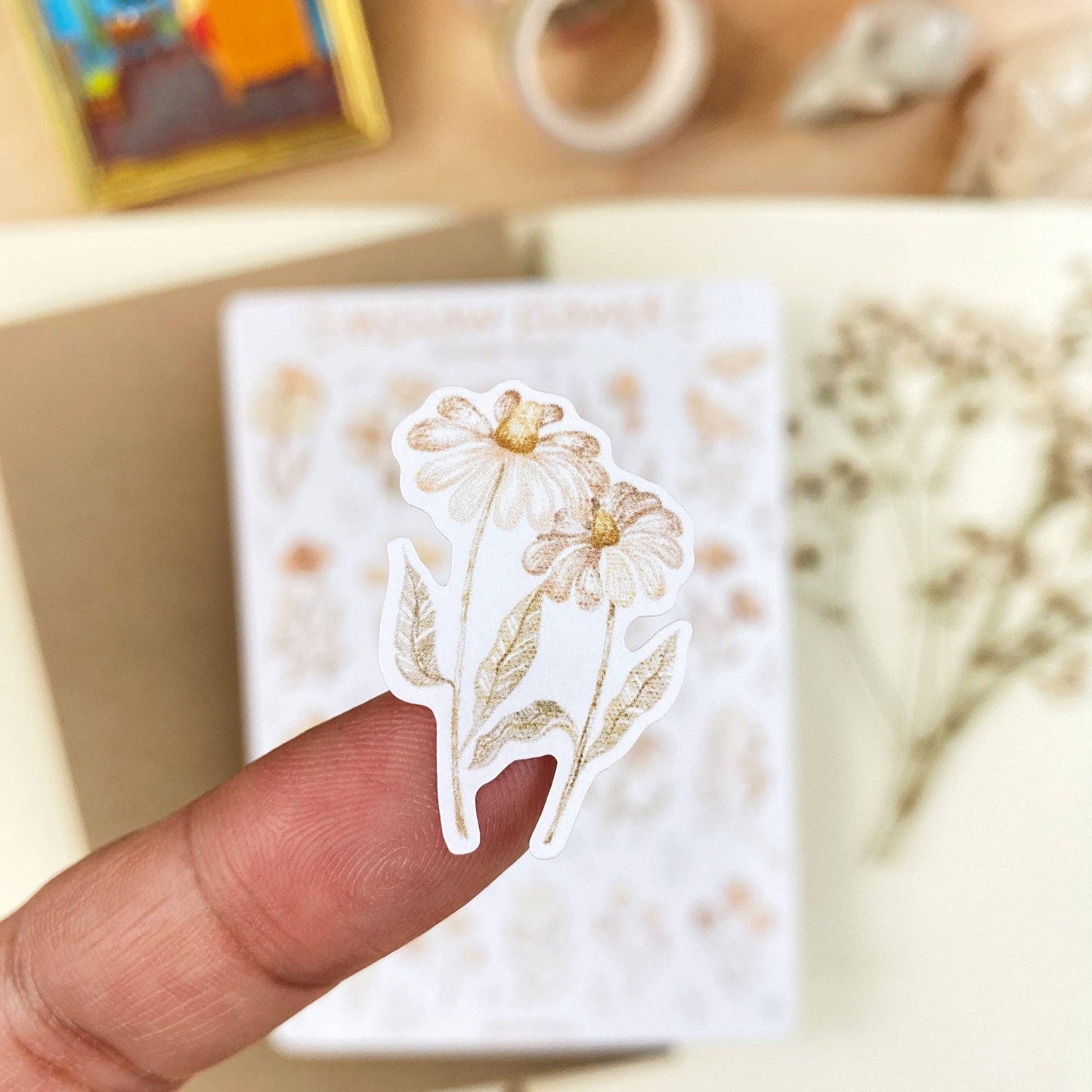 L| Sticker Sheet - Mellow Flower: Matte