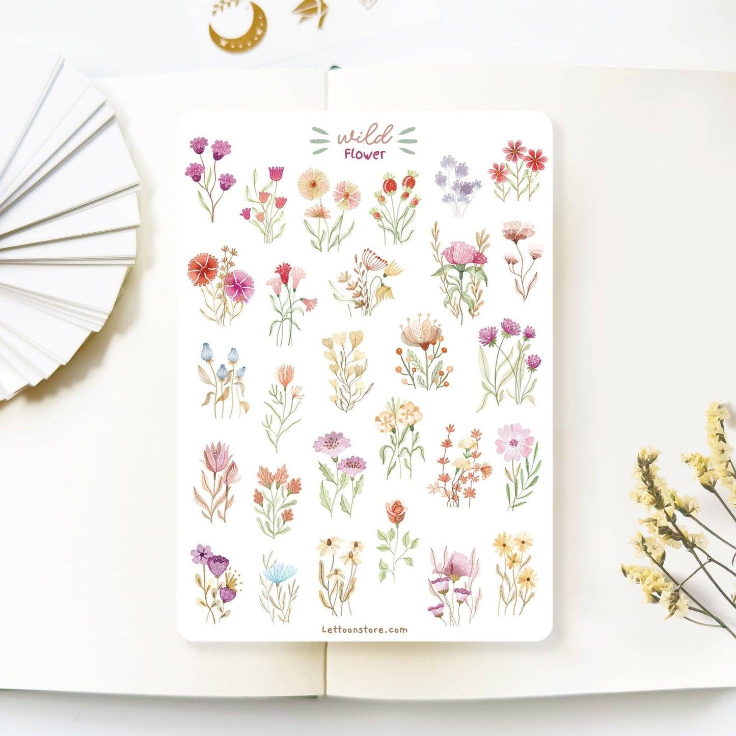 Sticker Sheet - Wild Flower: Matte