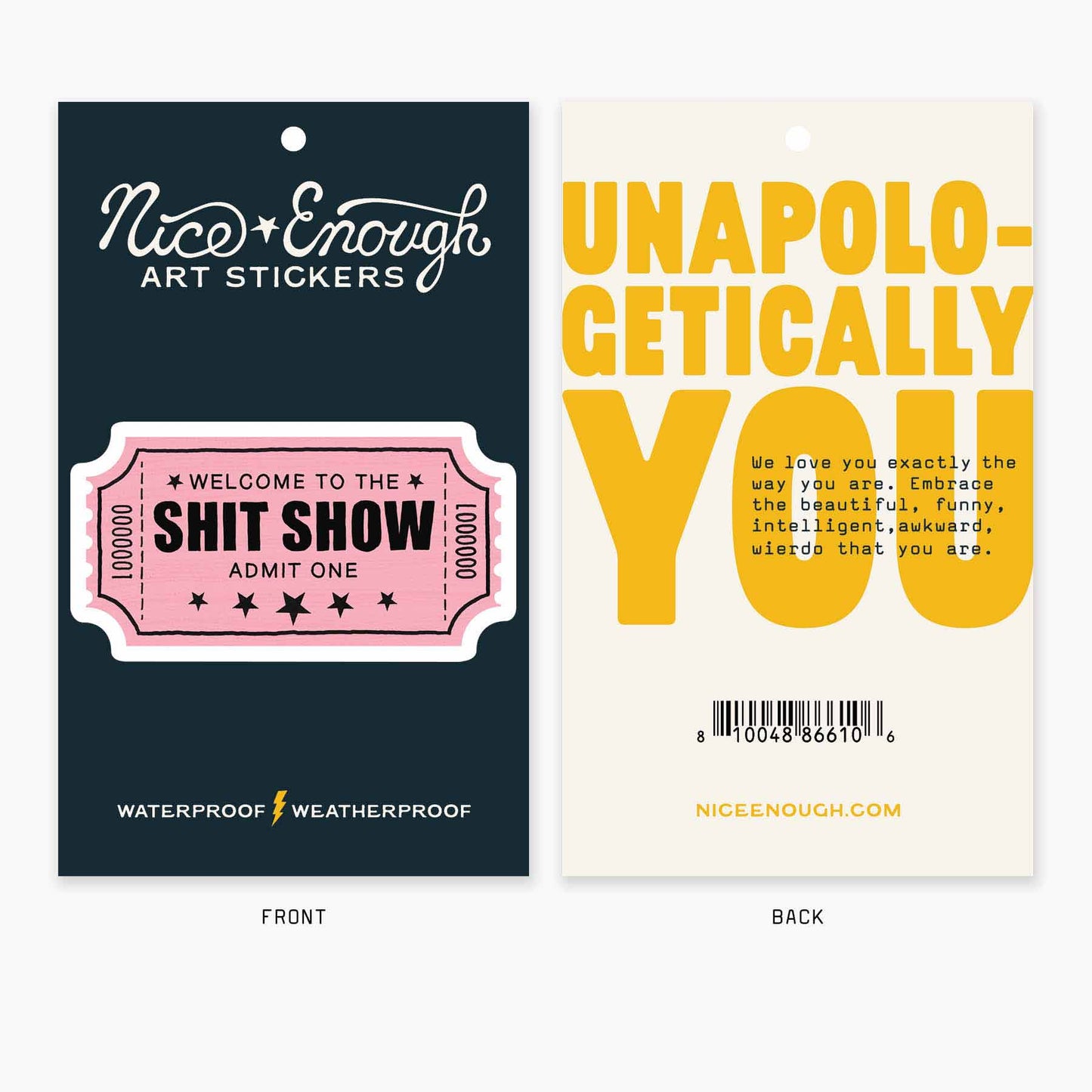 Shit Show - 3" Art Sticker