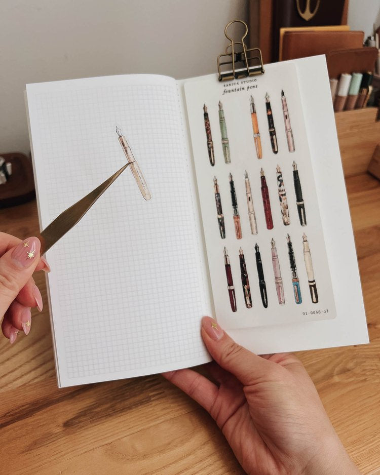SS| Fountain Pens Sticker Sheet