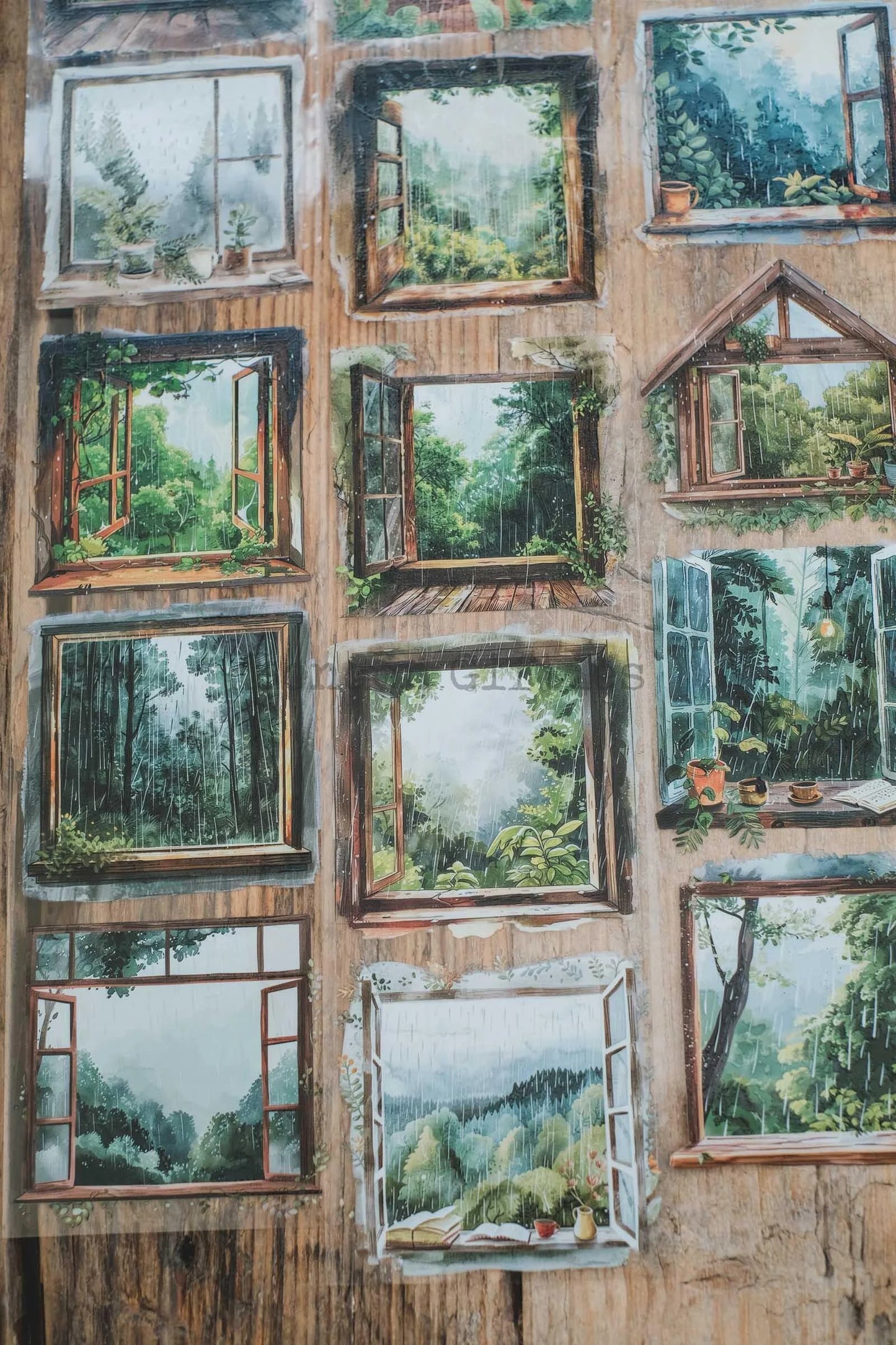 LG | Fresh Summer's Day Rainy Windows - One PET loop
