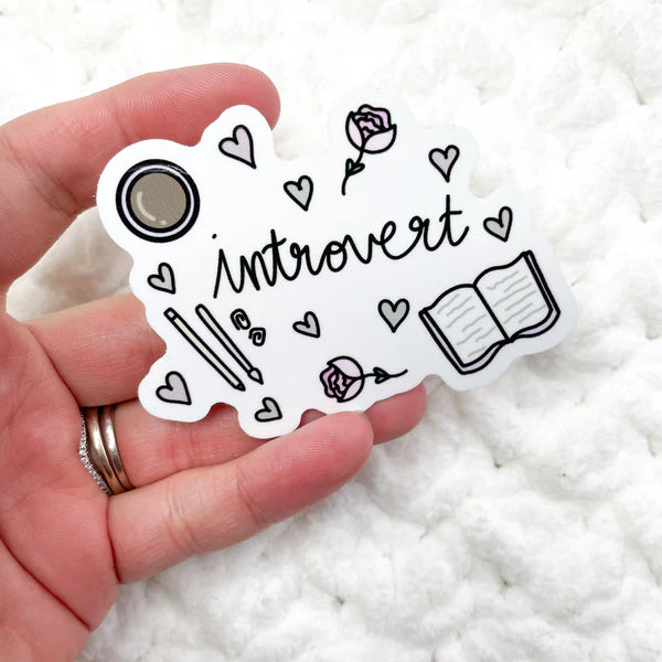 Introvert Vinyl Sticker