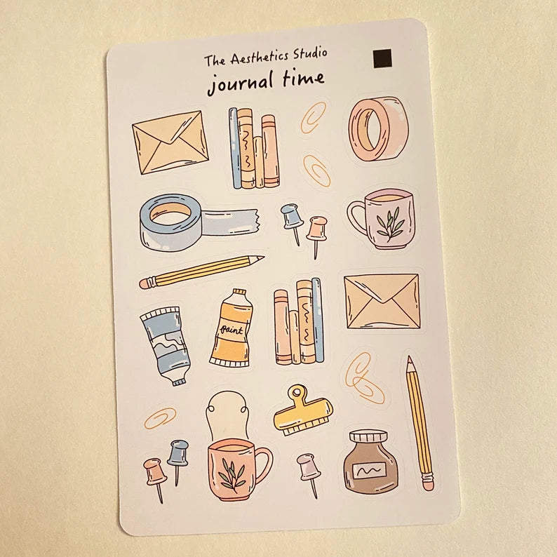 TAS| Cozy Home Sticker Collection: Journal time