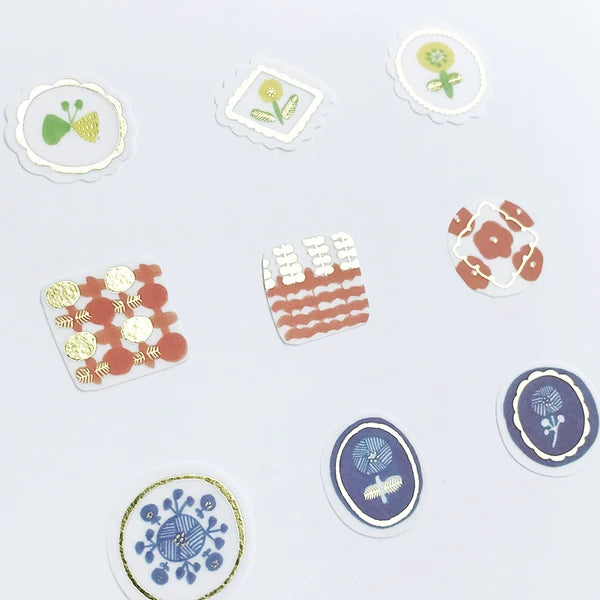Flake Sticker - Kurogoma Florals Northern Europe