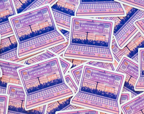 Laptop Matte Vinyl Sticker