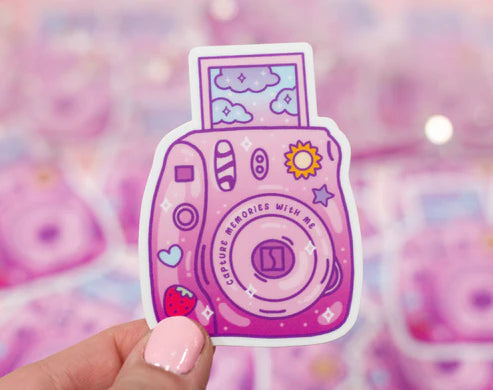 Camera Matte Vinyl Sticker