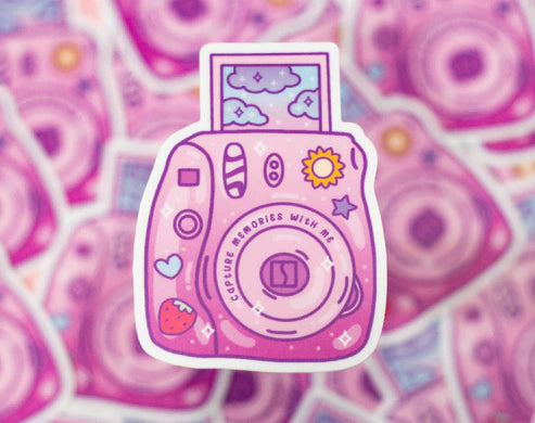 Camera Matte Vinyl Sticker